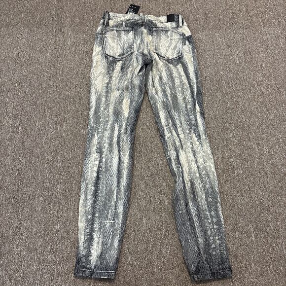 NWT GUESS MID-RISE CURVE X JEANS WITH PYTHON PRINT Size 27 $158 - Picture 11 of 12